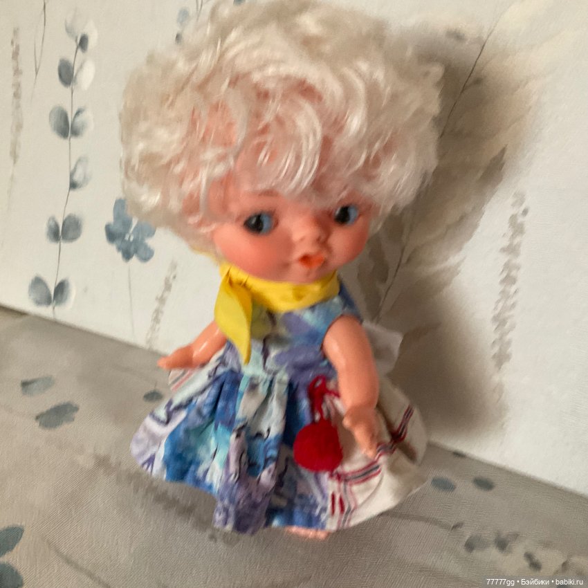 Голубоглазая винтажка — Винтажные куклы и игрушки детства (фото 5)
