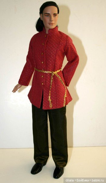 Выкройка PDF в натуральную величину / мужская модель "Шанхай" для кукол Matt Мэтт Тоннер рост 43 см (фото 3)