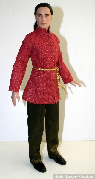 Выкройка PDF в натуральную величину / мужская модель "Шанхай" для кукол Matt Мэтт Тоннер рост 43 см (фото 2)