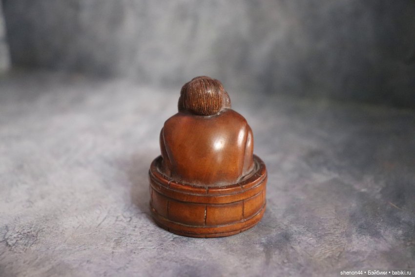 Нэцкэ "Женщина в ванне". Винтаж (фото 4)