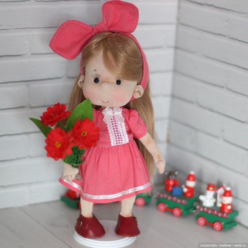 Текстильная куколка ручной работы