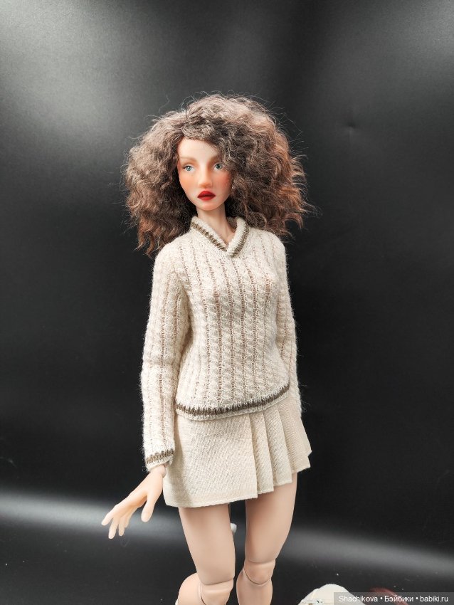 Авторская кукла Теннисистка 43 см (фото 4)