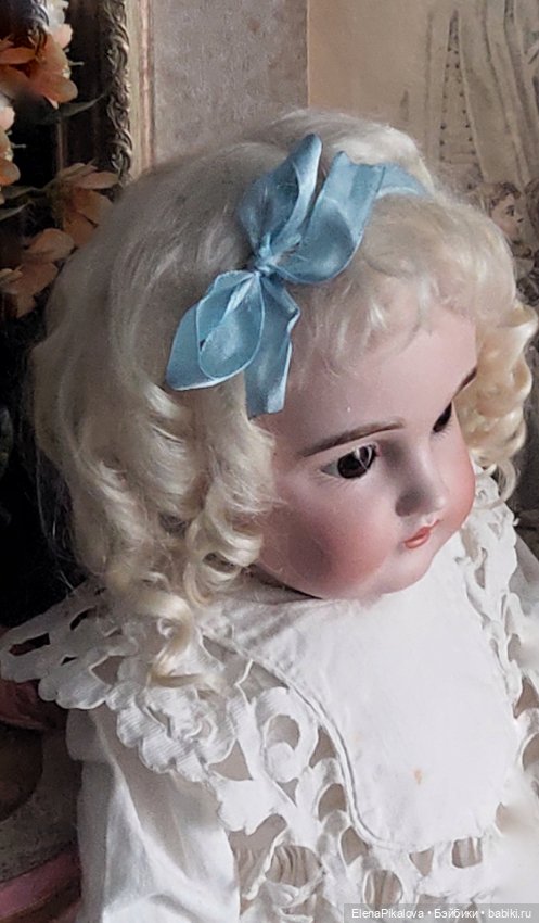 Парик для антикварной куклы (фото 3)