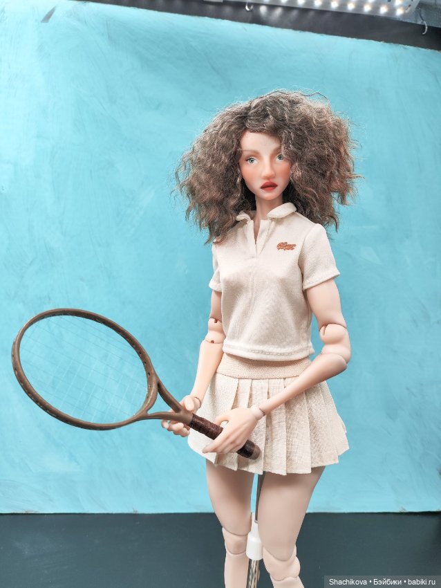 Авторская кукла Теннисистка 43 см (фото 2)