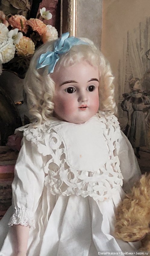 Парик для антикварной куклы