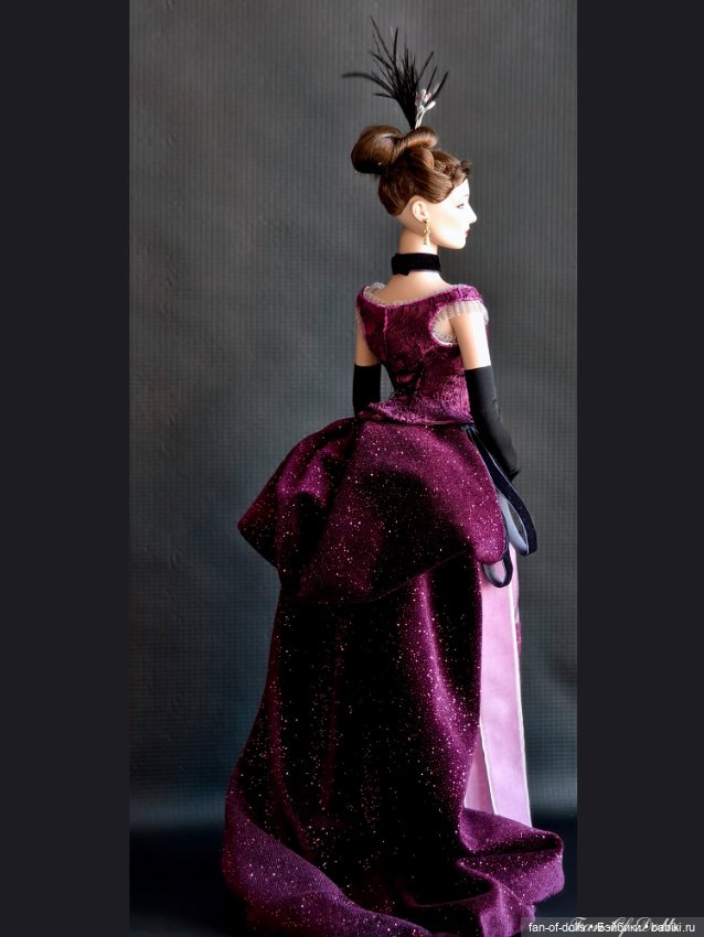Вечерний наряд "Мовеин" для кукол Тоннер 40 см (фото 6)
