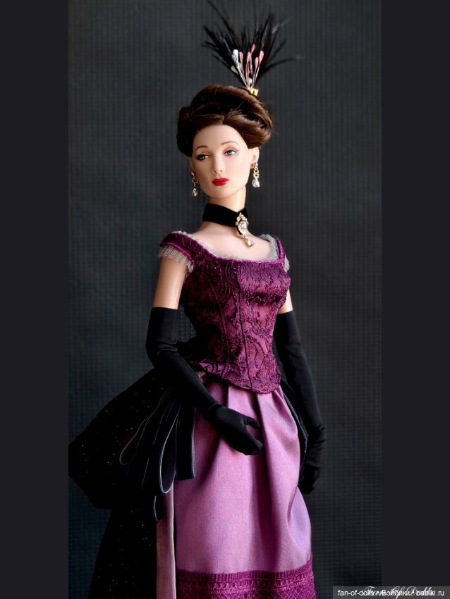 Вечерний наряд "Мовеин" для кукол Тоннер 40 см (фото 4)