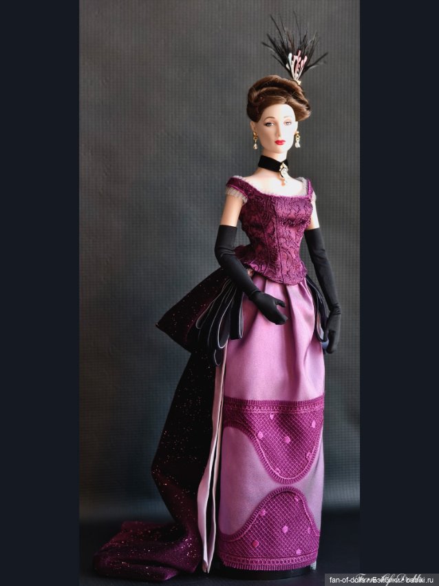 Вечерний наряд "Мовеин" для кукол Тоннер 40 см