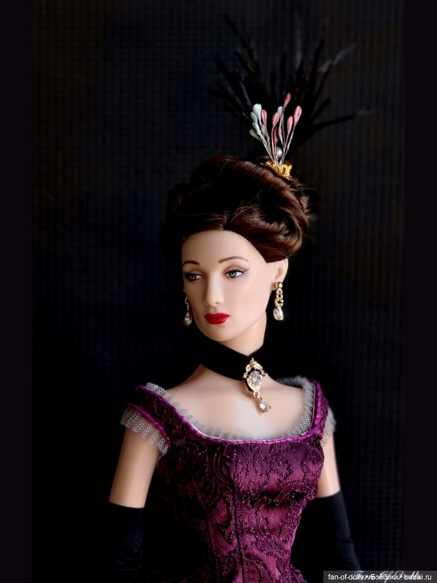 Вечерний наряд "Мовеин" для кукол Тоннер 40 см (фото 3)