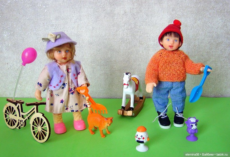 Малыши Маруся и Кирюша — Авторские куклы
