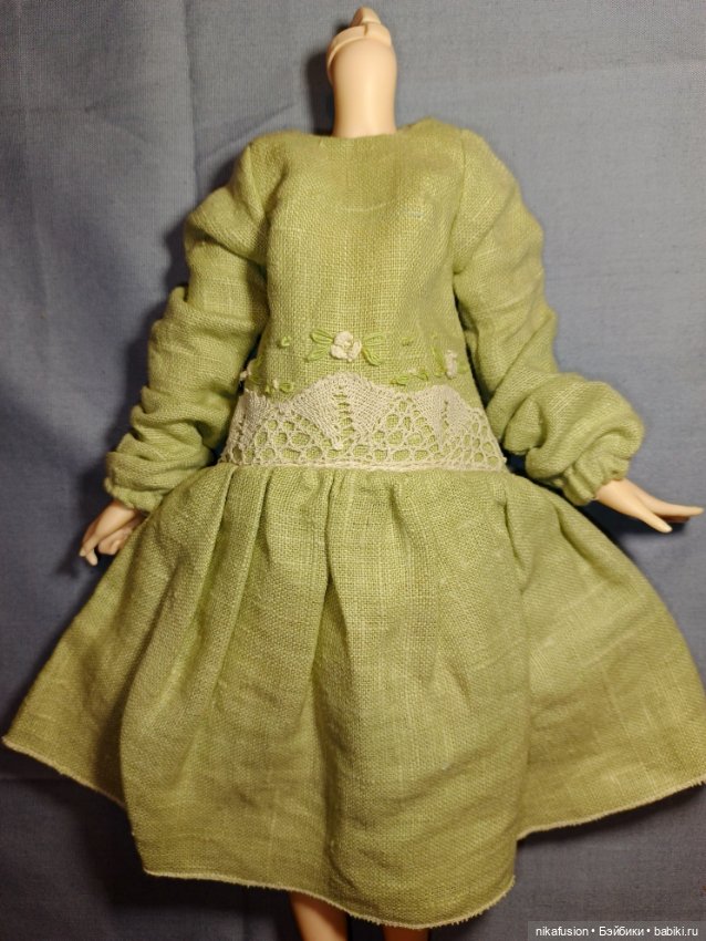 Платье на куклу БЖД 42 см (фото 4)