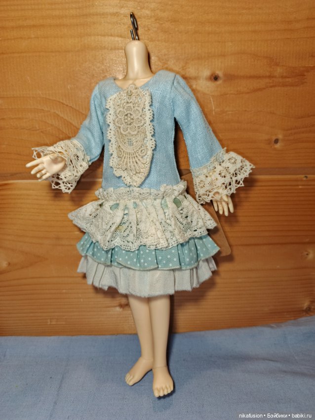 Платье на куклу БЖД 35 см, Паоло Рейна