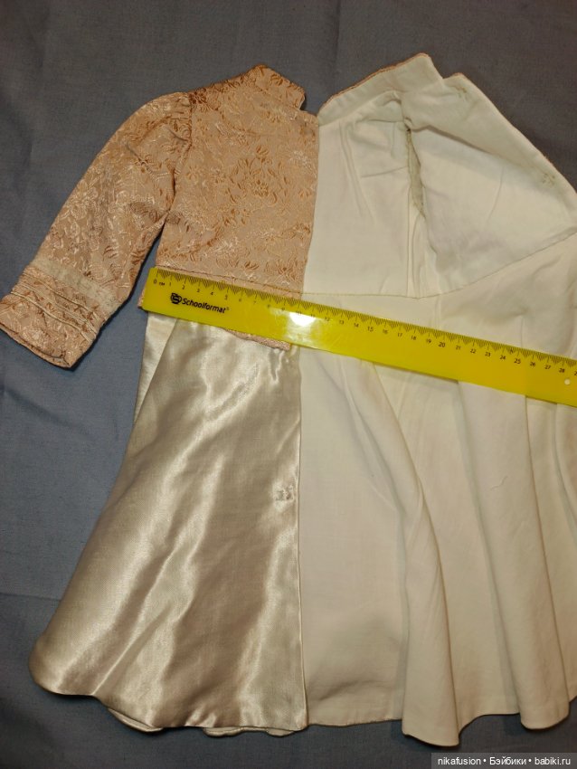 Платье на антикварную или винтажную куклу (фото 4)