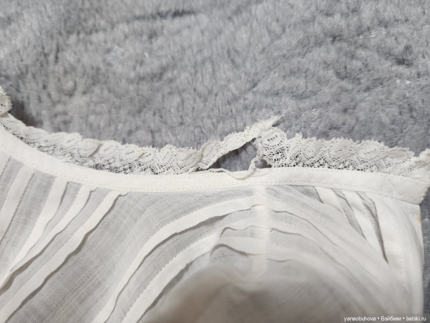 Антикварные хлопковые крестильные платья (фото 5)