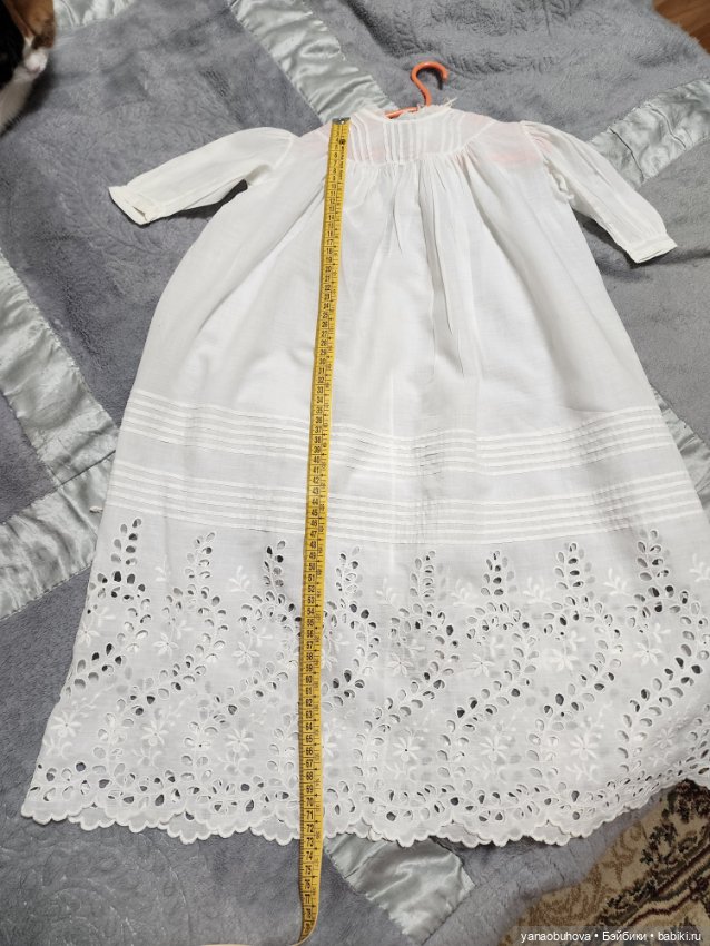 Антикварные хлопковые крестильные платья (фото 3)