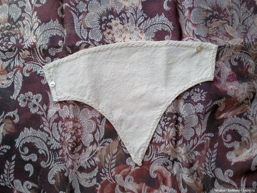 Антикварный крестильный комплект для куклы (фото 8)