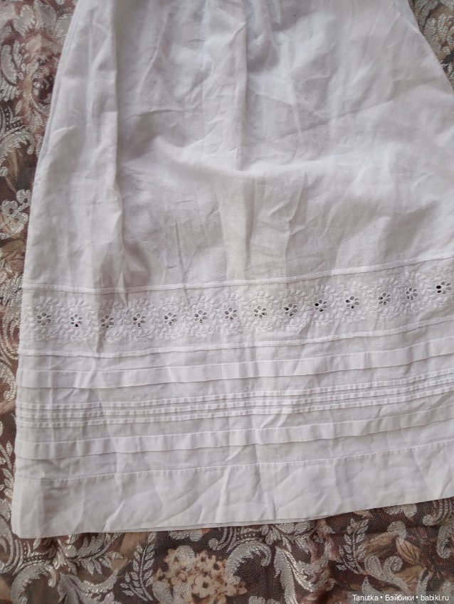 Антикварный крестильный комплект для куклы (фото 3)