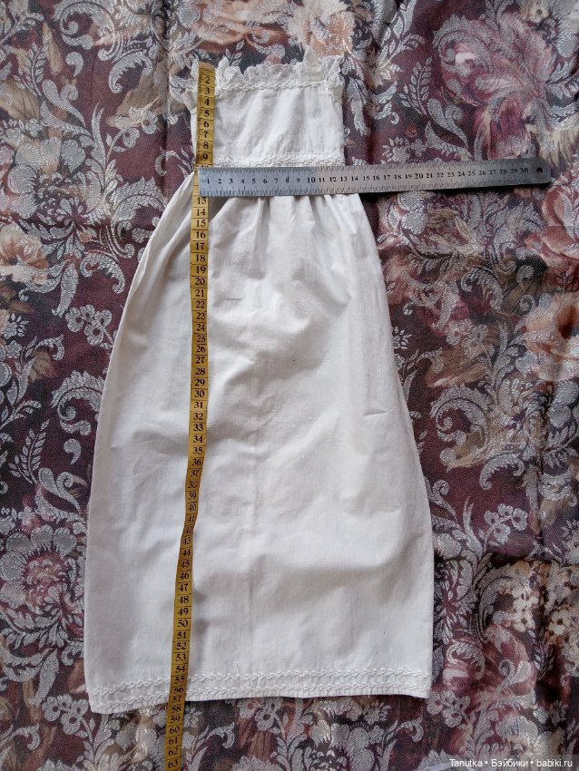 Антикварный крестильный комплект для куклы (фото 5)