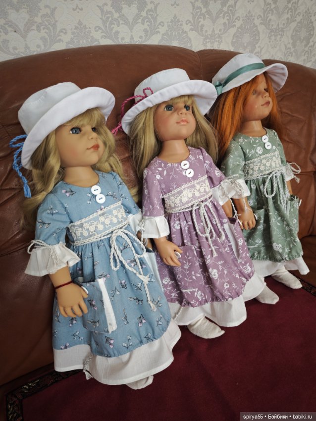 Скидка! Платье в стиле бохо для кукол Готц и Цвергназе (фото 4)