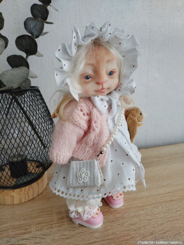 Зайка Нюся — Авторские игрушки (фото 7)