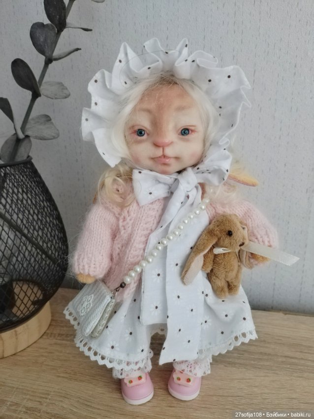 Зайка Нюся — Авторские игрушки