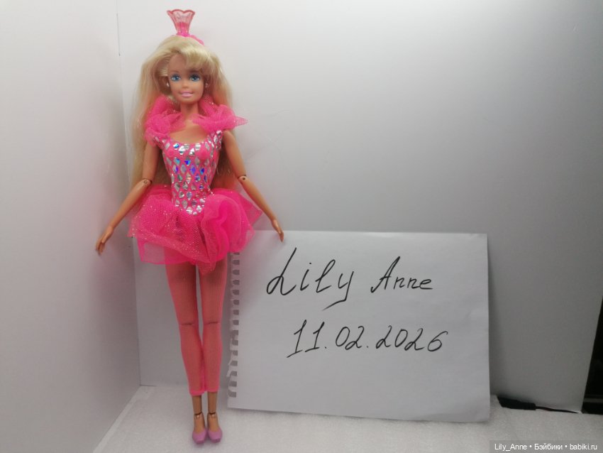 Barbie twirling ballerina