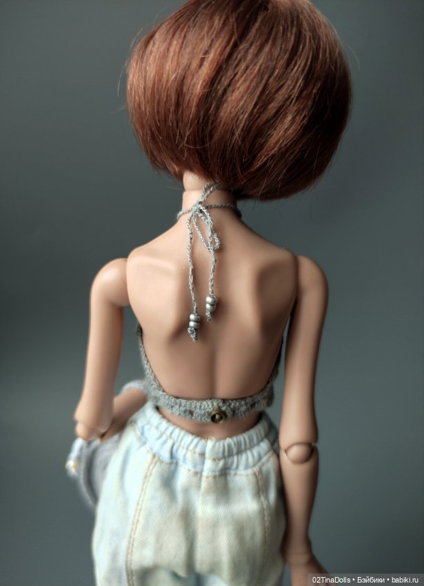 Вязаный топ + сумка на птичку Лору (фото 4)