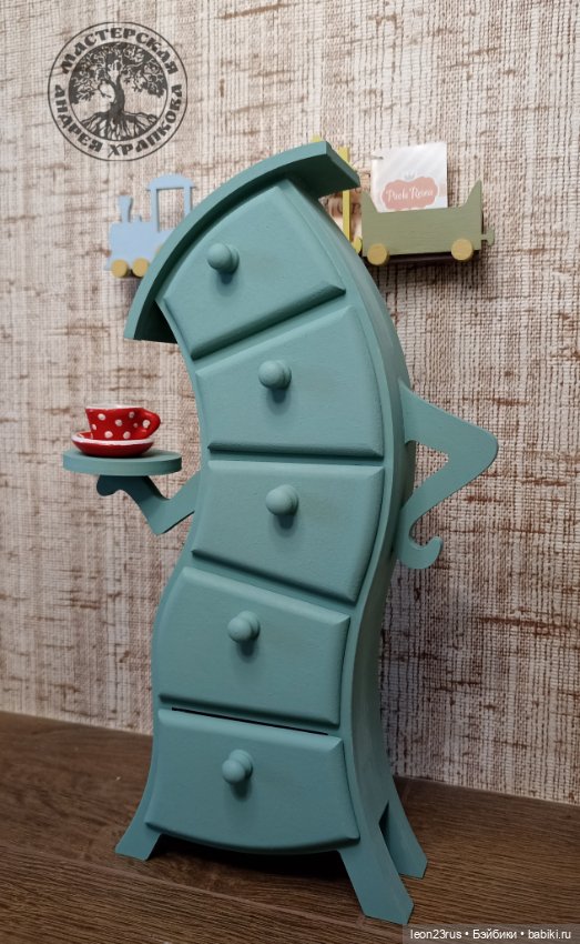 Кокетливый комод — Кукольная мебель (фото 4)