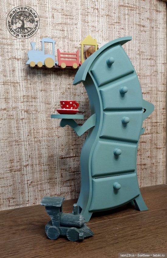 Кокетливый комод — Кукольная мебель (фото 5)