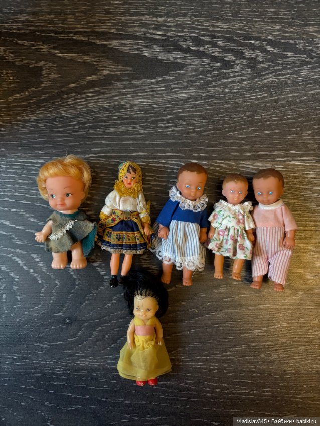 Лот пупсов — Винтажные куклы и игрушки детства