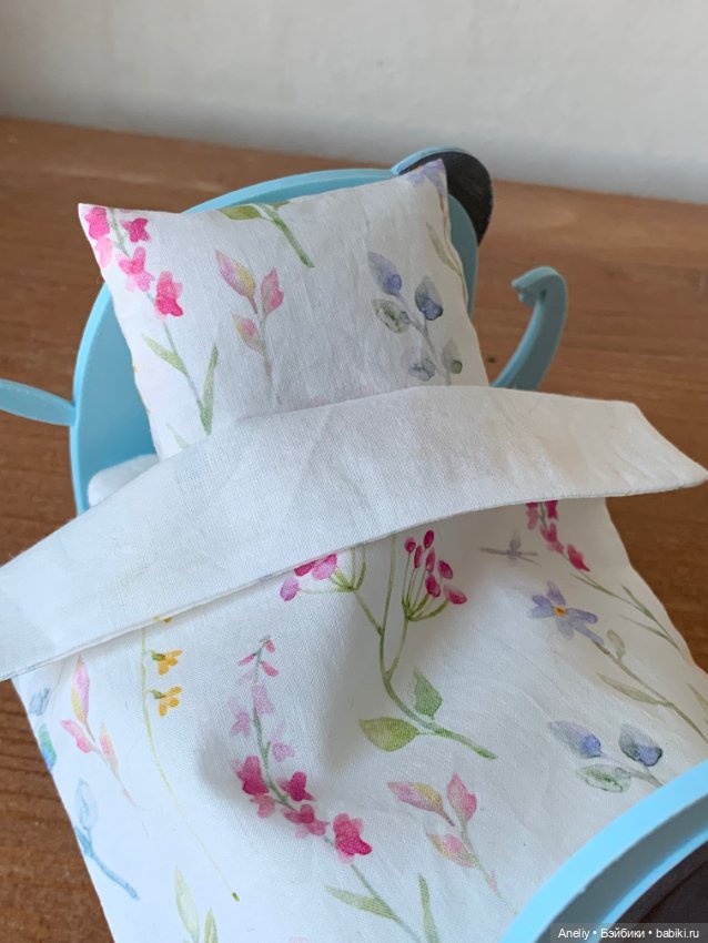 Кровать «Голубой слон» — Кукольная мебель (фото 5)