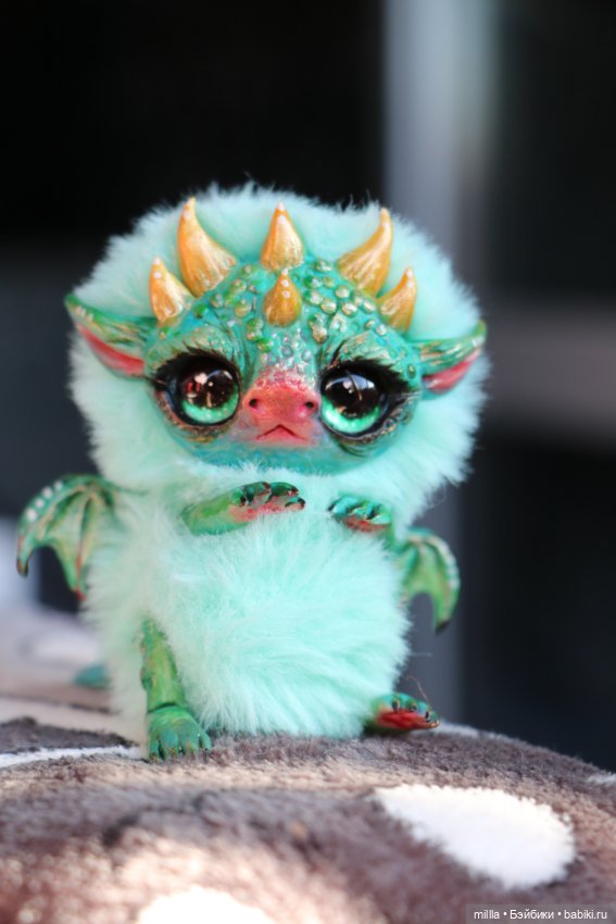 Игрушка ручной работы дракончик