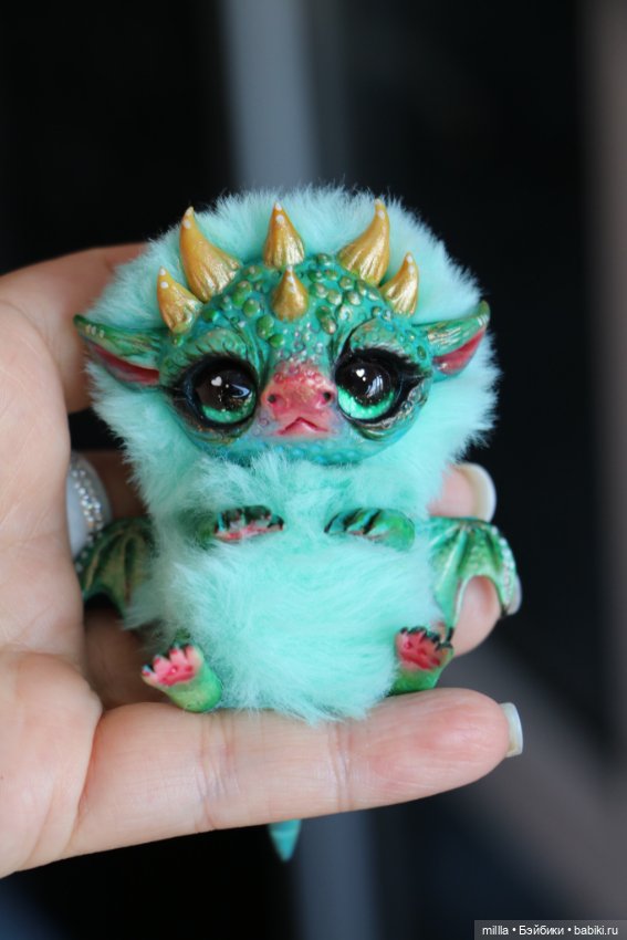 Игрушка ручной работы дракончик (фото 2)