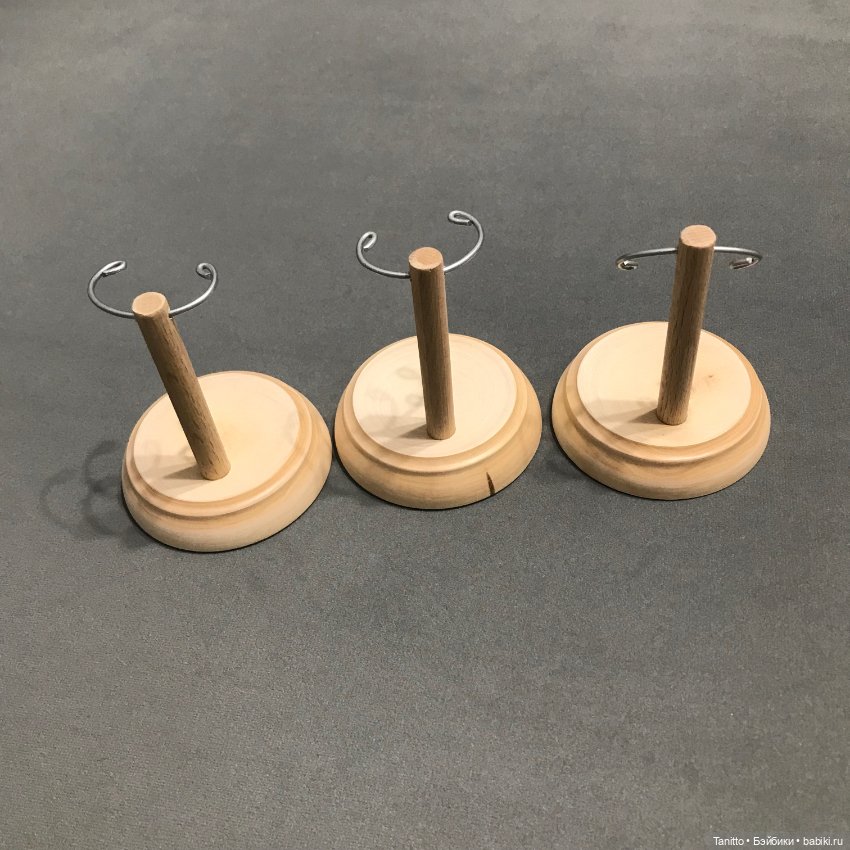 Подставки деревянные для кукол 1/8 13-15 см ростом (фото 3)