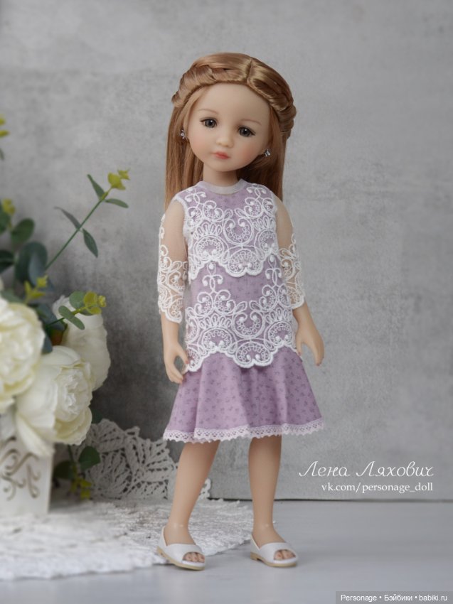 Платье и ажурная туника для Руби Ред