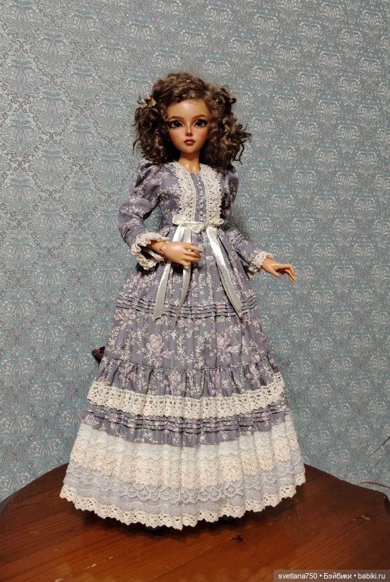 Розы на сером — Одежда для BJD (фото 3)