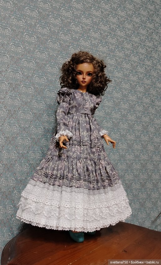 Розы на сером — Одежда для BJD (фото 4)