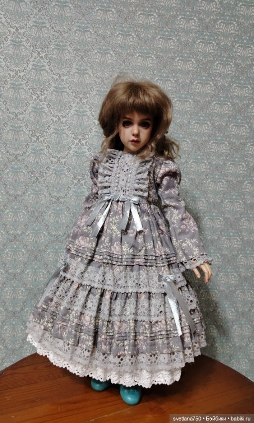 Розы на сером — Одежда для BJD (фото 8)