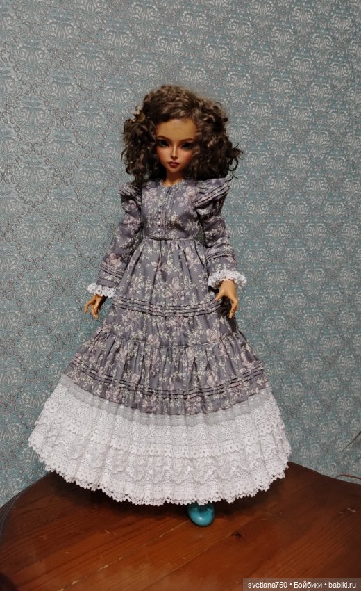 Розы на сером — Одежда для BJD (фото 6)