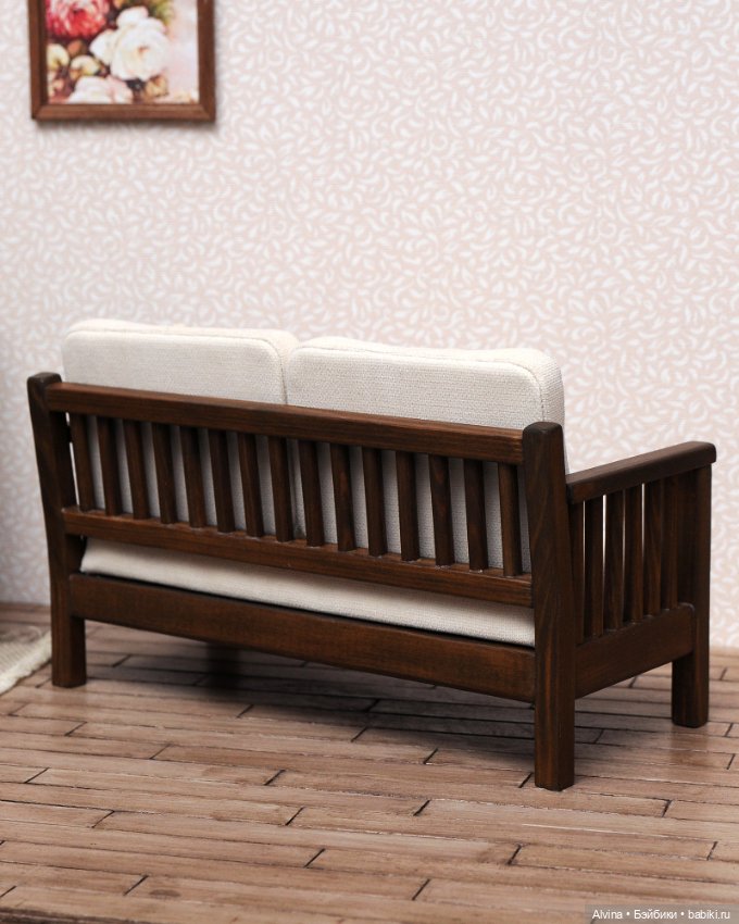 Диван — Кукольная мебель (фото 6)