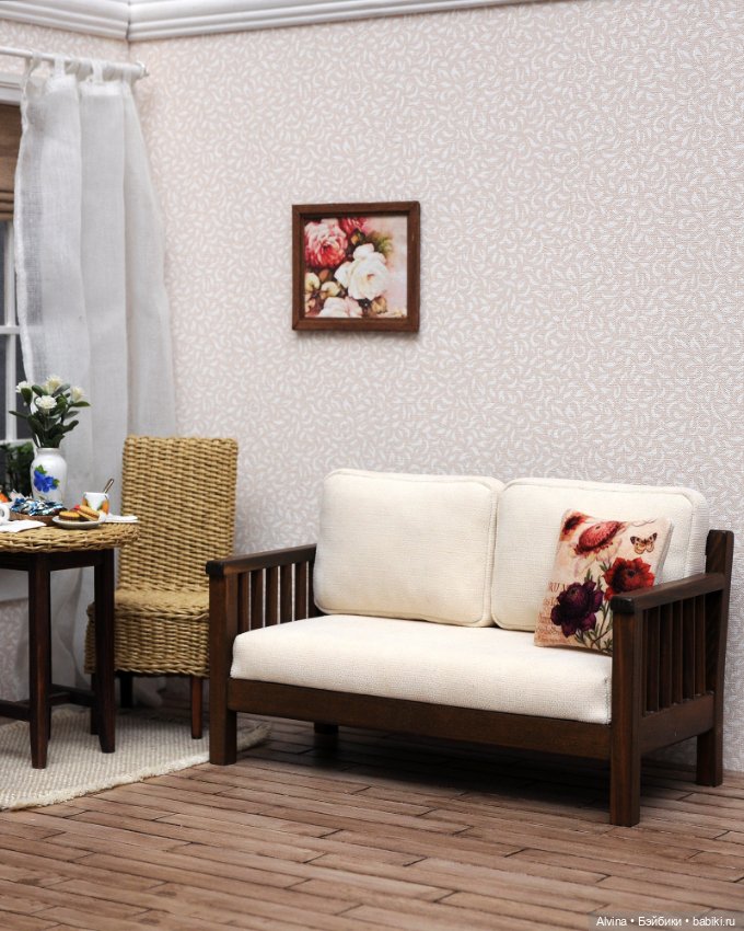 Диван — Кукольная мебель (фото 3)