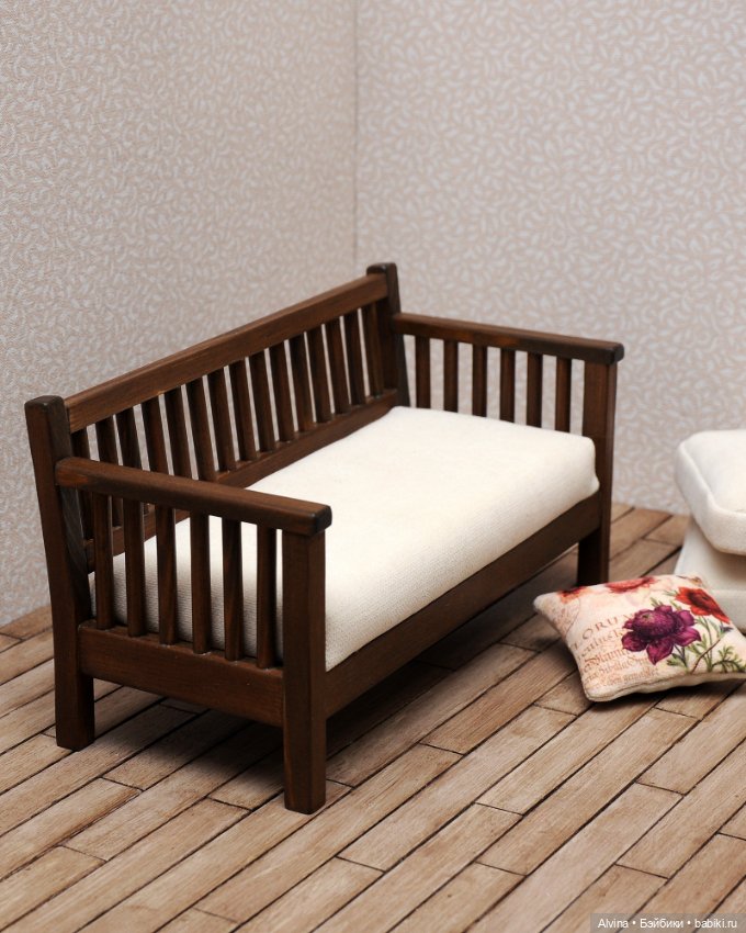 Диван — Кукольная мебель (фото 8)