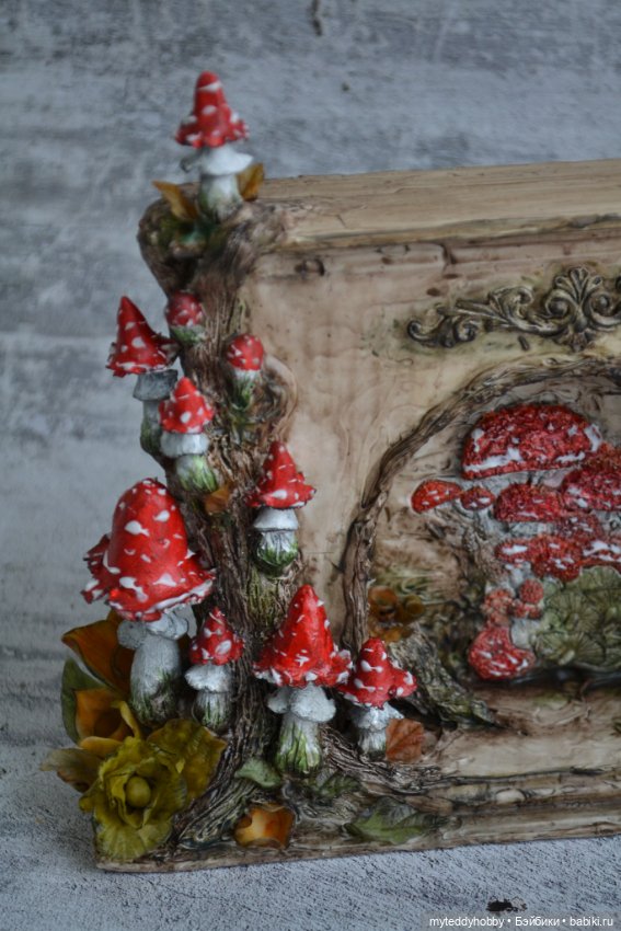 Камин мухоморы для кукол — Кукольная мебель (фото 2)