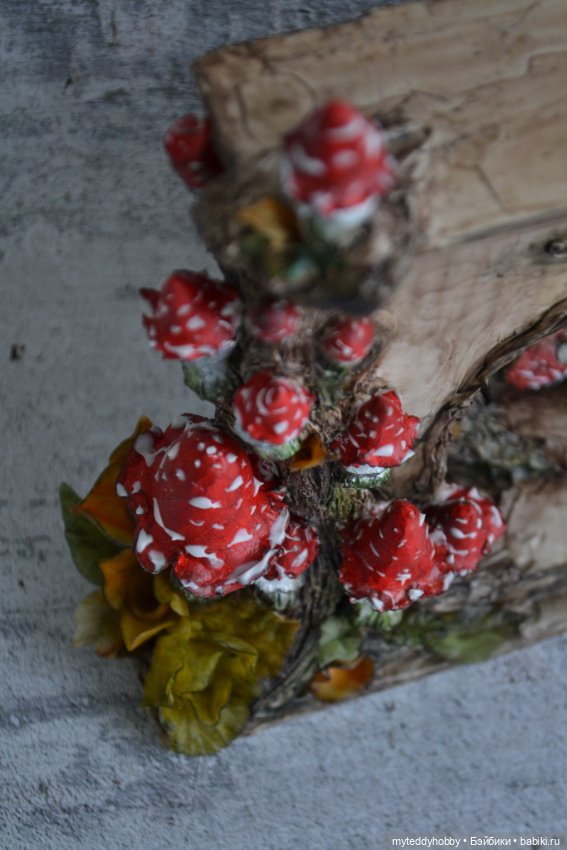 Камин мухоморы для кукол — Кукольная мебель (фото 4)