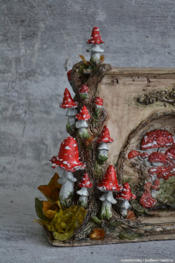 Камин мухоморы для кукол — Кукольная мебель (фото 5)
