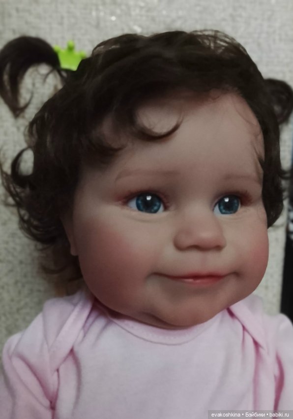 Полностью силикон-виниловая кукла - игровой реборн из молда Медди (фото 6)