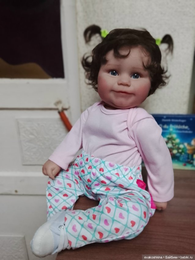 Полностью силикон-виниловая кукла - игровой реборн из молда Медди (фото 2)
