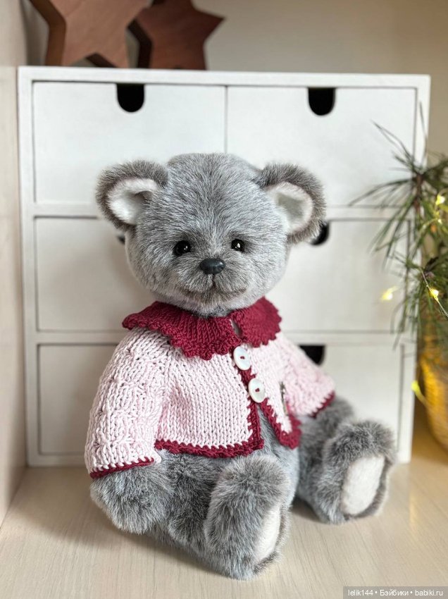 Тедди мишка Нора (рост 30 см) (фото 7)