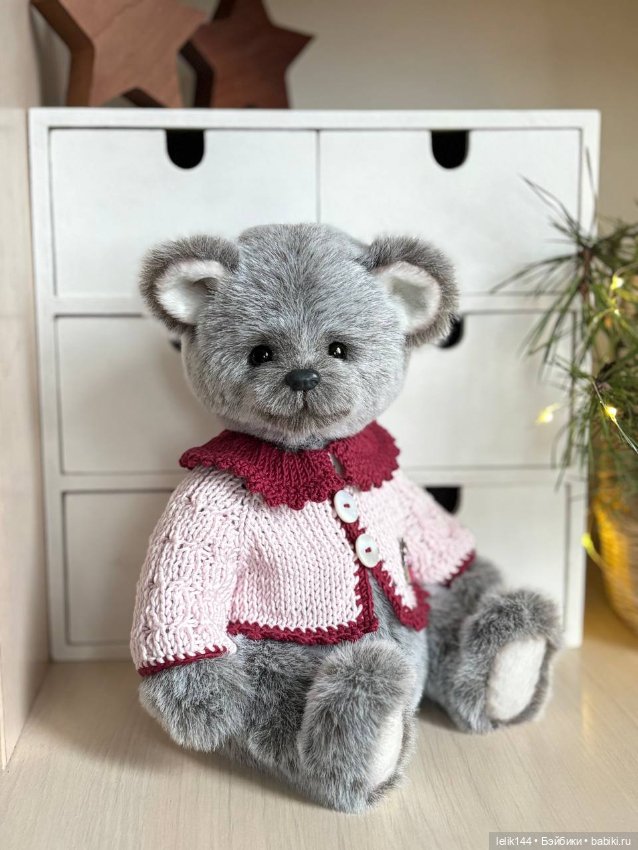 Тедди мишка Нора (рост 30 см) (фото 5)