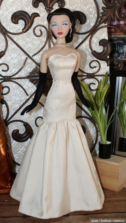 Выкройка PDF в натуральную величину / платье и палантин для куклы Джин Маршалл Gene Marshall 40 см (фото 2)